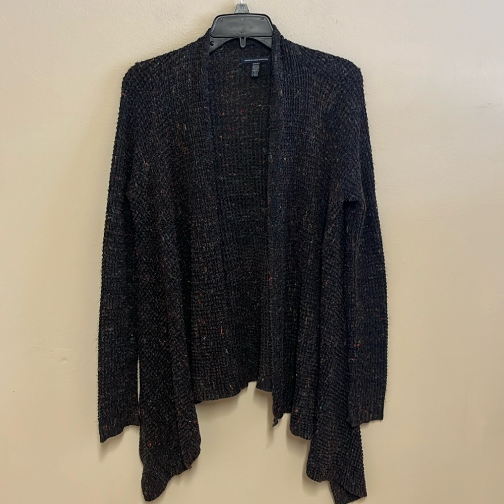 American Eagle Black Multi-color Confetti Duster